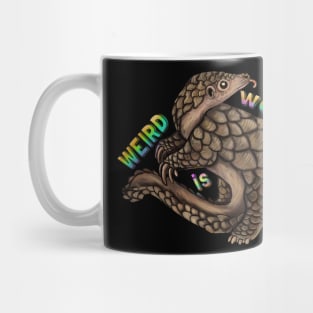 Pangolin Weird is Wonderful Mug